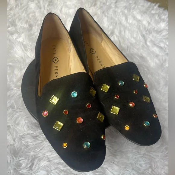 Katy Perry - “ The Turner” Black Flats - Picture 11 of 11